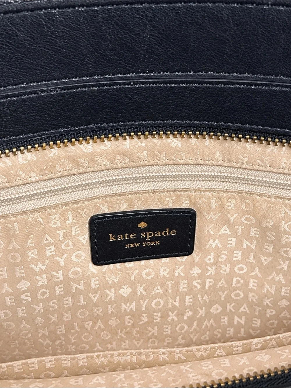 Kate Spade Laurel Way Reese Satchel Soft Porcelain/Black Colorblock Handbag